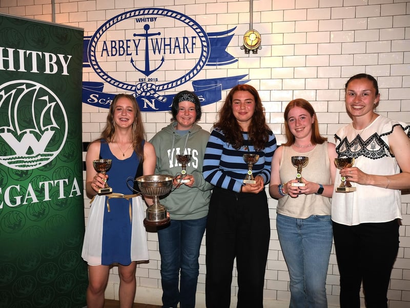 Girls 14 & under, winners Fisherlads.