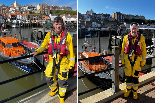 David Hilson and Jonathan Haynes. Courtesy Whitby RNLI