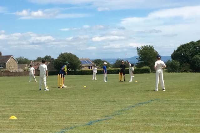 Hard at work in the blazing sun