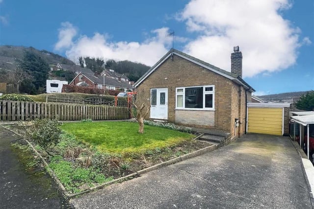 This two bedroom and one bathroom detached bungalow is for sale with Colin Ellis with a guide price of £210,000.