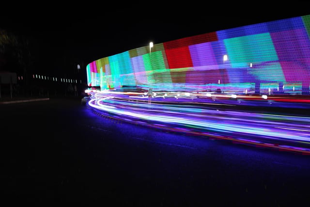 Scarborough's Honda Goldwing Light Display came to town over the weekend.