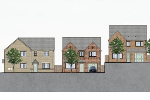 Proposed street scene, housing project Sandpiper Place, Whitby. Courtesy Stonebridge.