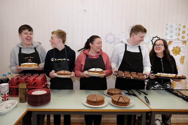 A celebration was held which included cakes and drinks