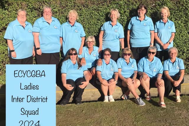 The East Coast of Yorkshire CGBA ladies squad which competed in the Inter-counties competition on Sunday.