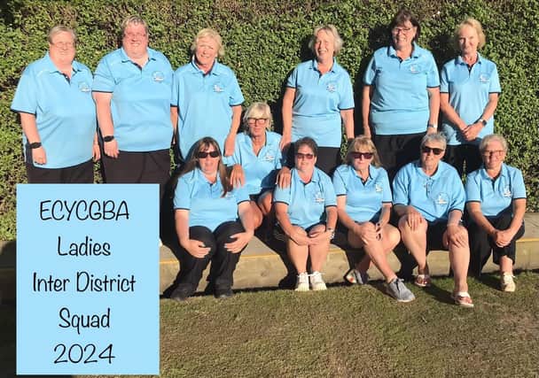 The East Coast of Yorkshire CGBA ladies squad which competed in the Inter-counties competition on Sunday.