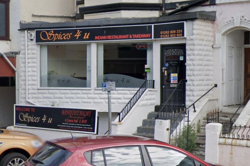 Spices 4 U is located on Cliff Street, Bridlington. One Tripadvisor review said "Me and my partner come here often. The food is amazing and the staff are so welcoming. Very decent price too! I always recommend this place!"