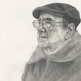 Robert Rollisson BEM, Graphite on Paper, is one of the artworks on display in Leanne Broadbent's exhibition