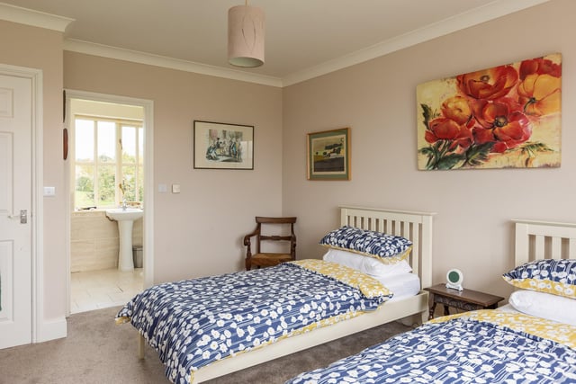 One of the four double bedrooms within Skell Dikes Lodge.