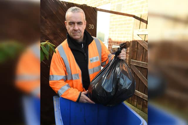A new bin tagging campaign has been launched in the East Riding to encourage residents to keep all waste in their blue bins loose – and not to put any recycling into plastic bags.