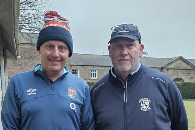 Andy Deighton, left, and Kevin Gates won at Westgate.