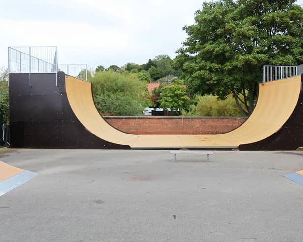 The Halfpipe at Norton and Malton Skatepark is one of only two freestanding and free-to-use halfpipes in the country