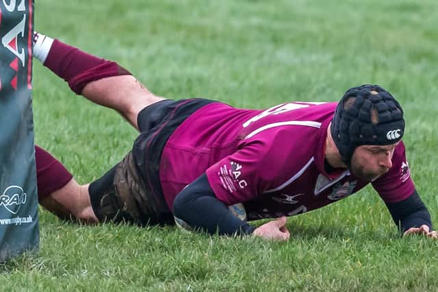 Stu Gregson in action for Whitby Maroons