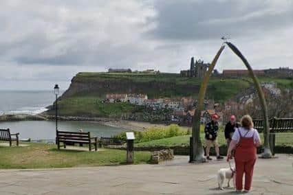 Whitby's iconic Whalebone Arch. photo: Google Maps
