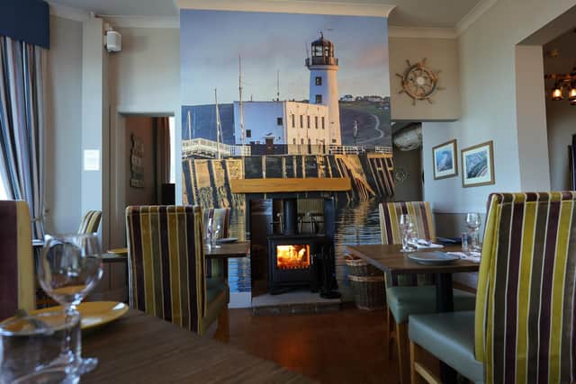 Inside The Vew - the refurbished restaurant at the Delmont