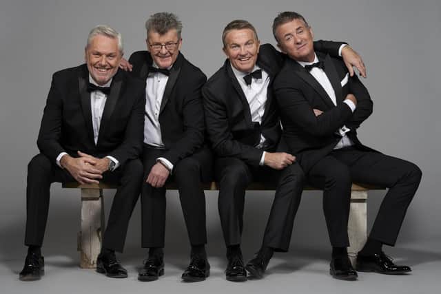 Brian Conley, Joe Pasquale, Bradley Walsh, and Shane Richie will be at the Spa. Photo: Gary Moyes