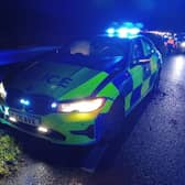 The officer driving the BMW was swift to act to bring the incident to a safe conclusion
