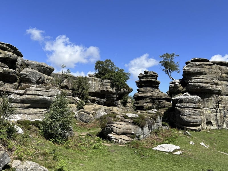 Try this 13km point-to-point trail near Greenhow Hill with an average time of 3 hours 40 minutes. Walk in the monks' footsteps from Brimham Rocks to Fountains Abbey, following the ancient trail.
