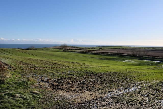 The proposed fracking site - pic Richard Ponter