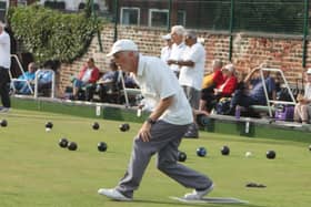 Action from Bridlington Alexandra Bowls Club.