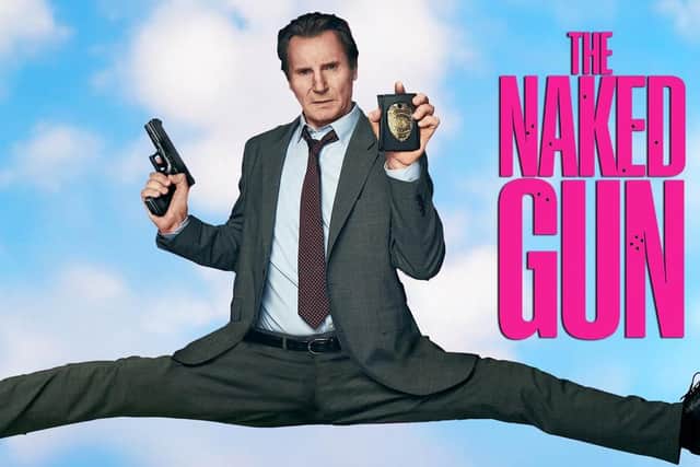 Liam Neeson stars in Naked Gun which opens at the Hollywood Plaza on Friday