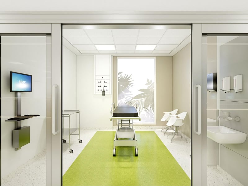 A patient treatment area