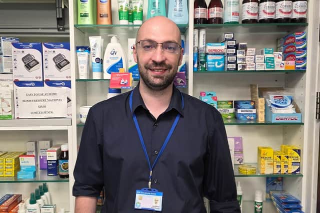 Daniel Duarte, operations manager at Newby Pharmacy