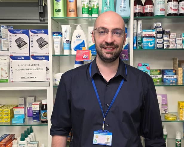 Daniel Duarte, operations manager at Newby Pharmacy