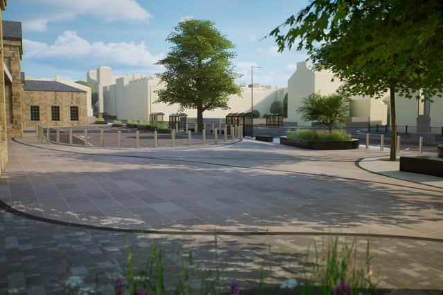New outdoor seating areas, resurfaced footpaths and tree planting have been proposed as part of the Scarborough Station Gateway project, along with enhanced accessible parking and improved pedestrian access.