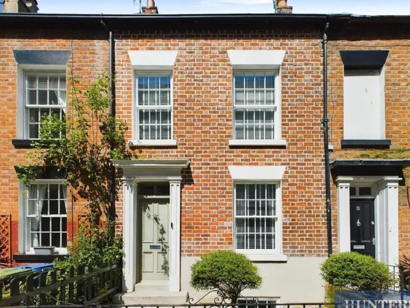 This three bedroom, two bathroom terraced home is for sale with Hunters for £190,000.
