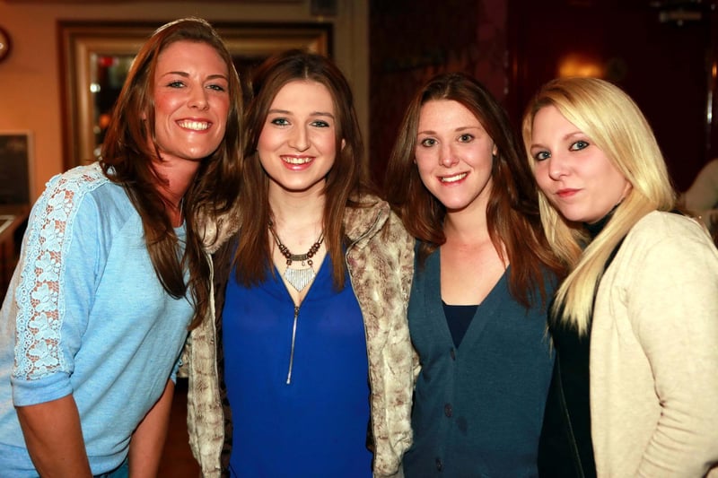 Abbie, Gemma, Stacey and Holly enjoying a girl's night out