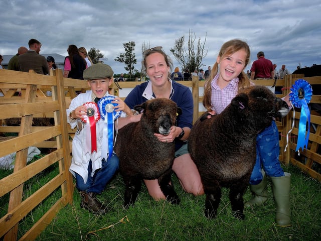 James and Eva with mum Rebecca Whitwell