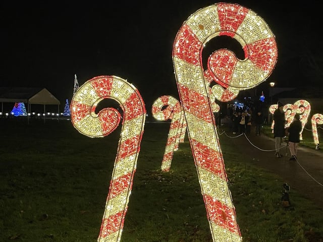 Candy Cane Lane was a highlight for many visitors.