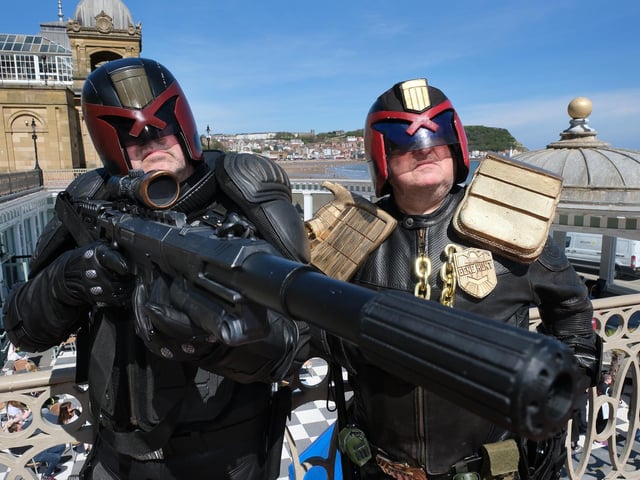 Judge Dredd takes aim!
