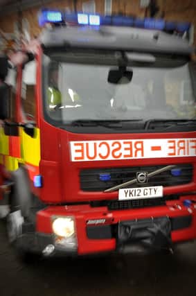 Fire crews were called to the incidents on Tuesday afternoon