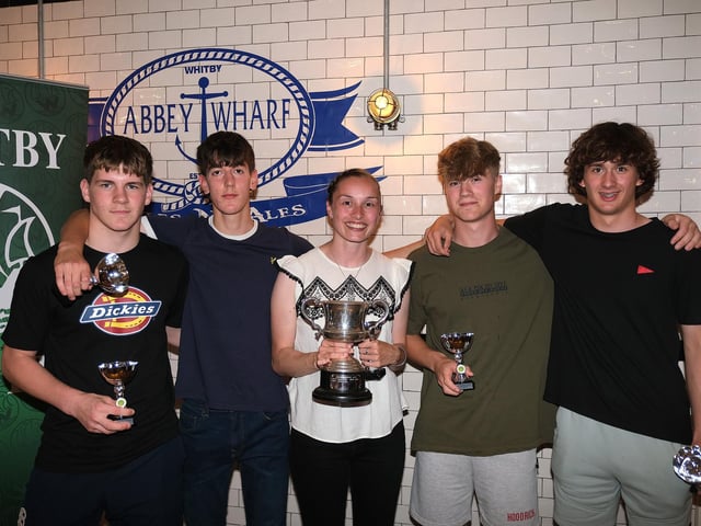 Boys under 18s, winners Fisherlads.