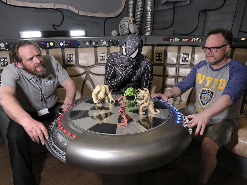 Spidey pops into The Star Wars universe for a quick game at The Scarborough Sci-Fi Festival