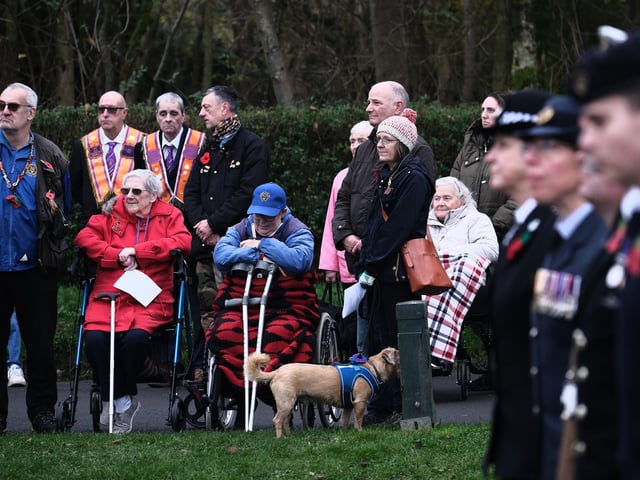 During the service at Oliver's Mount