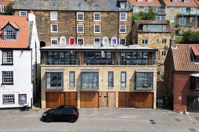 The contemporary style town house facing the harbour was built in 2020.