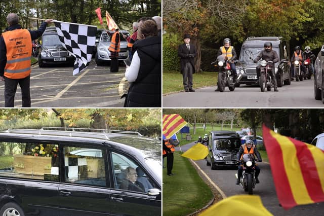 The funeral of an 'Oliver's Mount legend'
