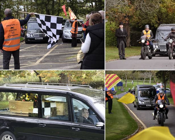The funeral of an 'Oliver's Mount legend'