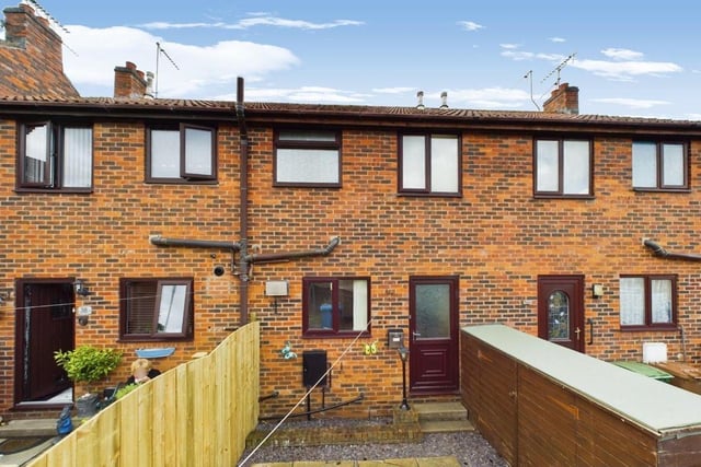 This two bedroom terraced house is for sale with Hunters for £120,000.