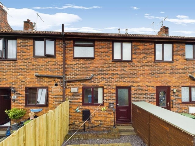 This two bedroom terraced house is for sale with Hunters for £120,000.
