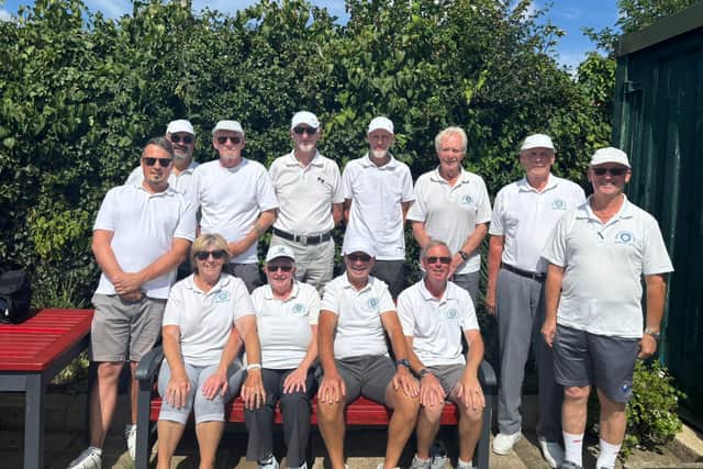 Members of Bridlington Alexandra at their annual friendly with Leven East Street.
