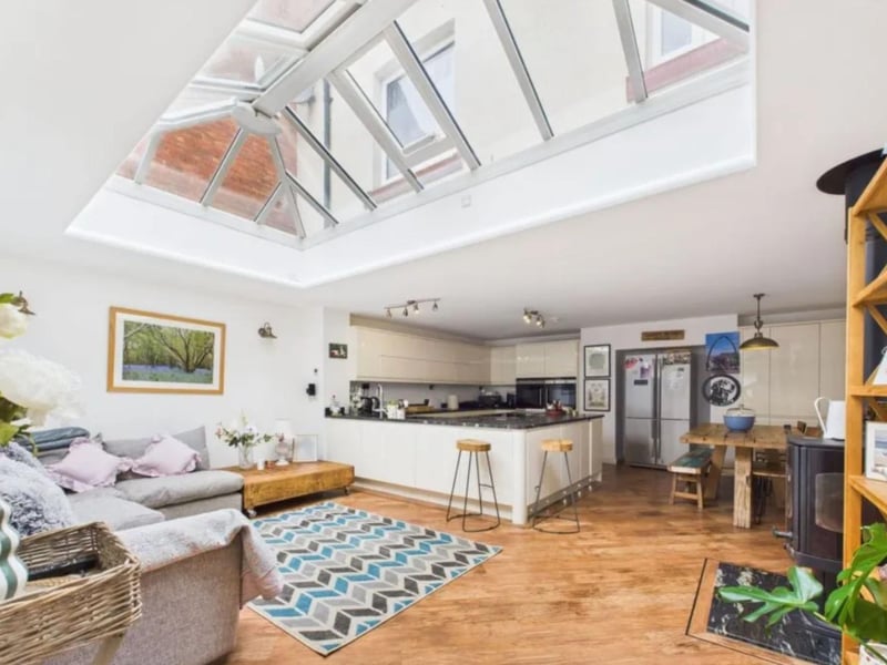 A thoughtfully designed separate owners' suite within a contemporary extension sits alongside the guesthouse. Picture: Zoopla