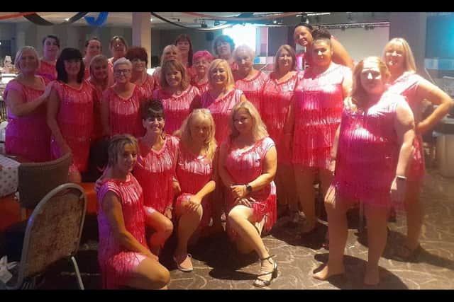 The ladies raised more than £17,000 for cancer charities