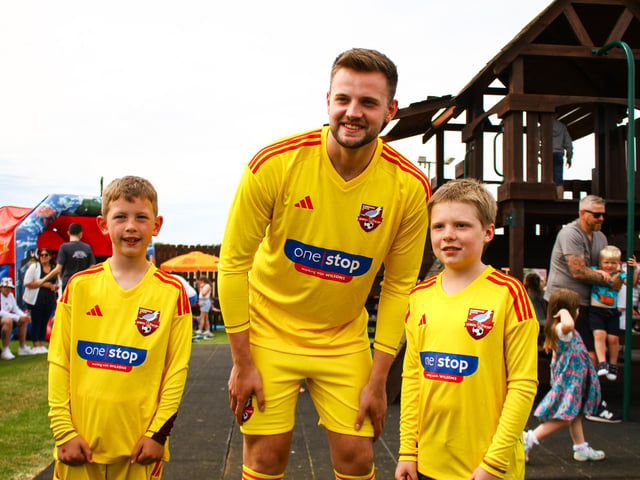 The new keeper kits are shown off