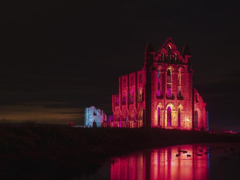 The Illuminated Abbey event at Whitby Abbey will take place between October 21 and October 31. See Bram Stoker's inspiration in a new light as Whitby Abbey is bathed in dramatic illuminations once again.