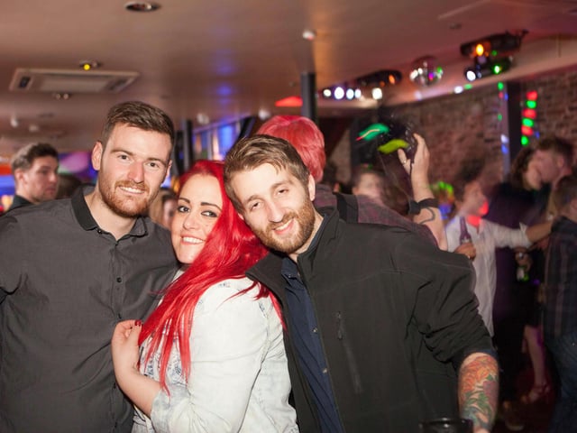 Deano, Kelly & Geoff having a ball!