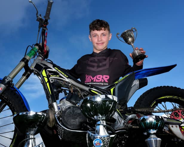 Trials Bike Champ Bill Reeves.. pic Richard Ponter