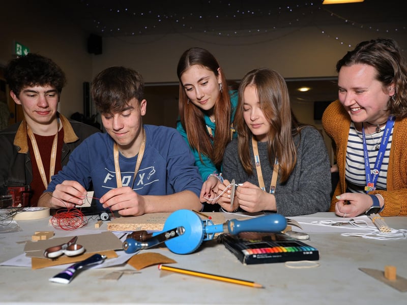 Malton Sixth Form working hard